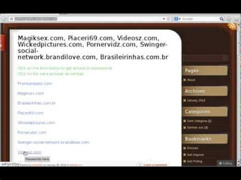 senhas xxx